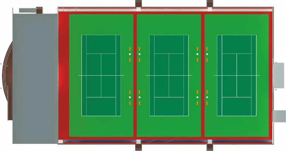 Теннисные корты в Туле